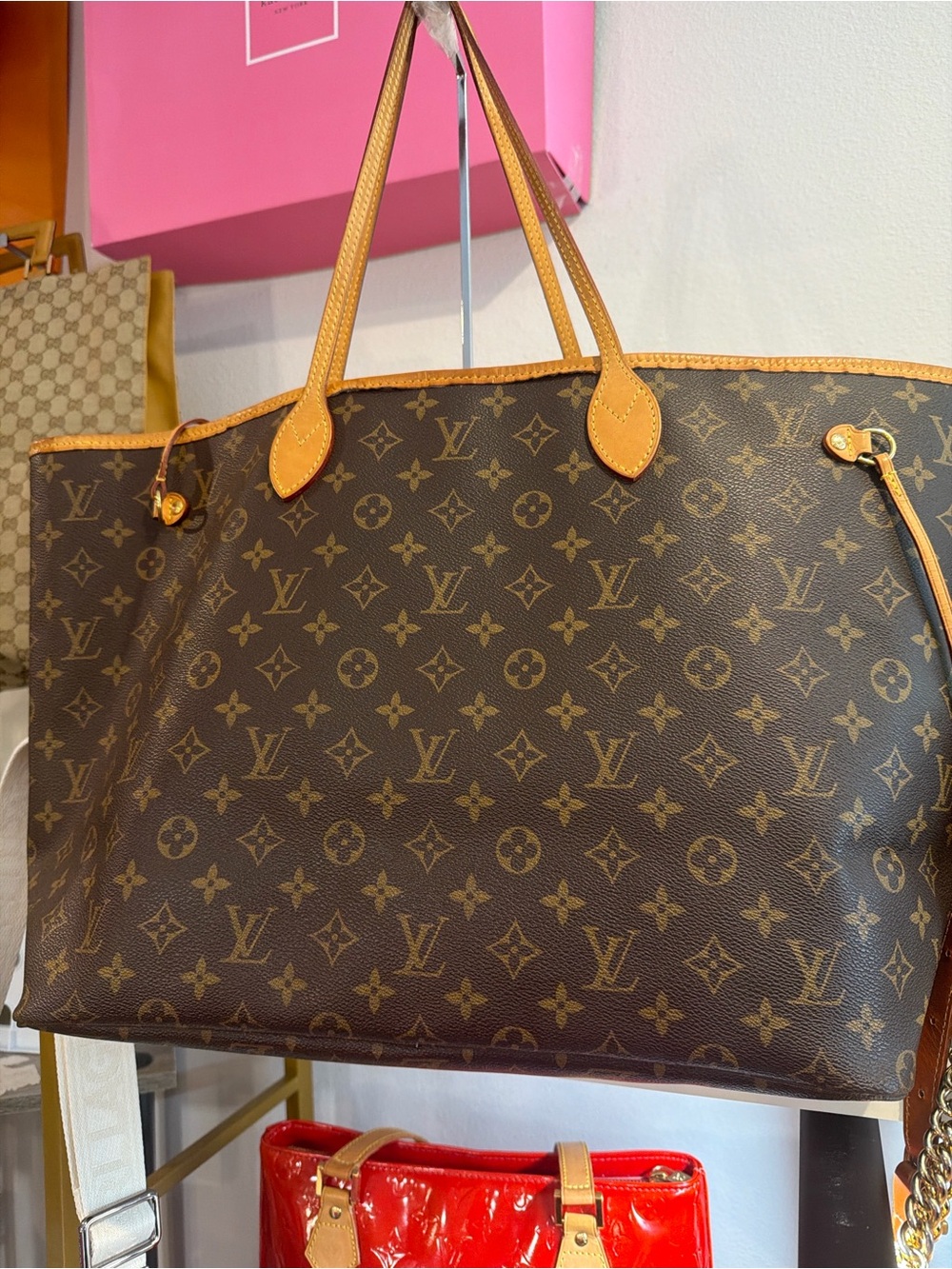 Authentic Louis Vuitton Monogram GM Neverfull Tote -